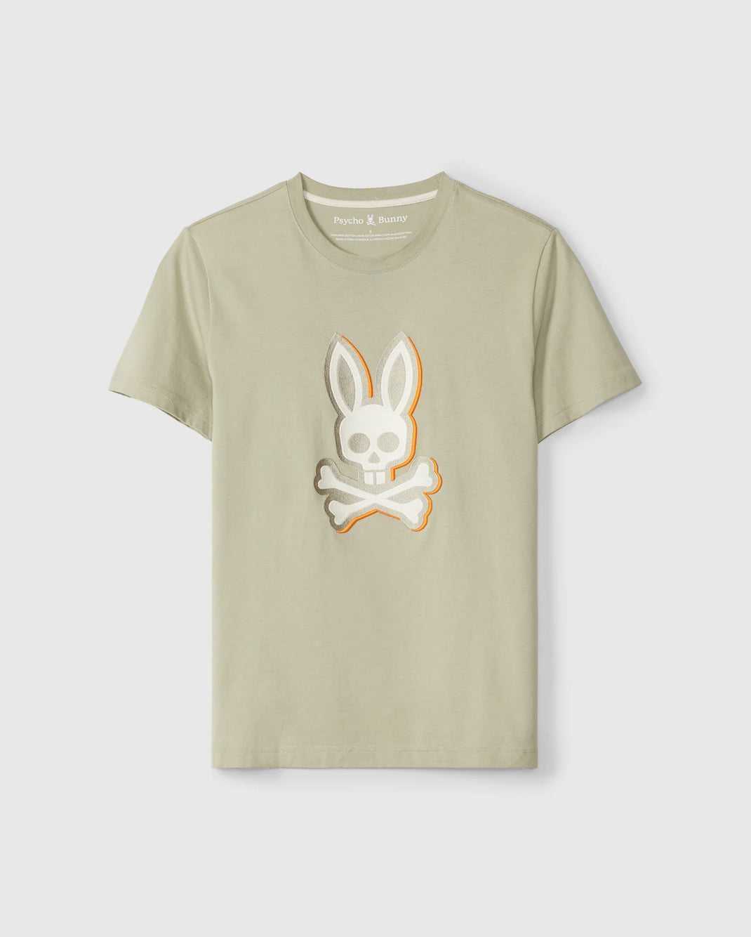 T Shirt Graphique Psycho Bunny Kayden Graphic Tee Seagrass Homme | WOC-62638723